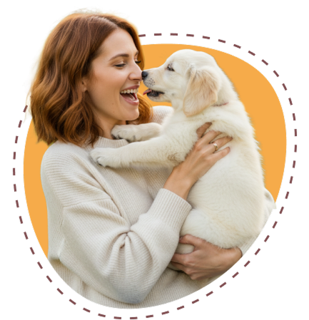 Woman with dog